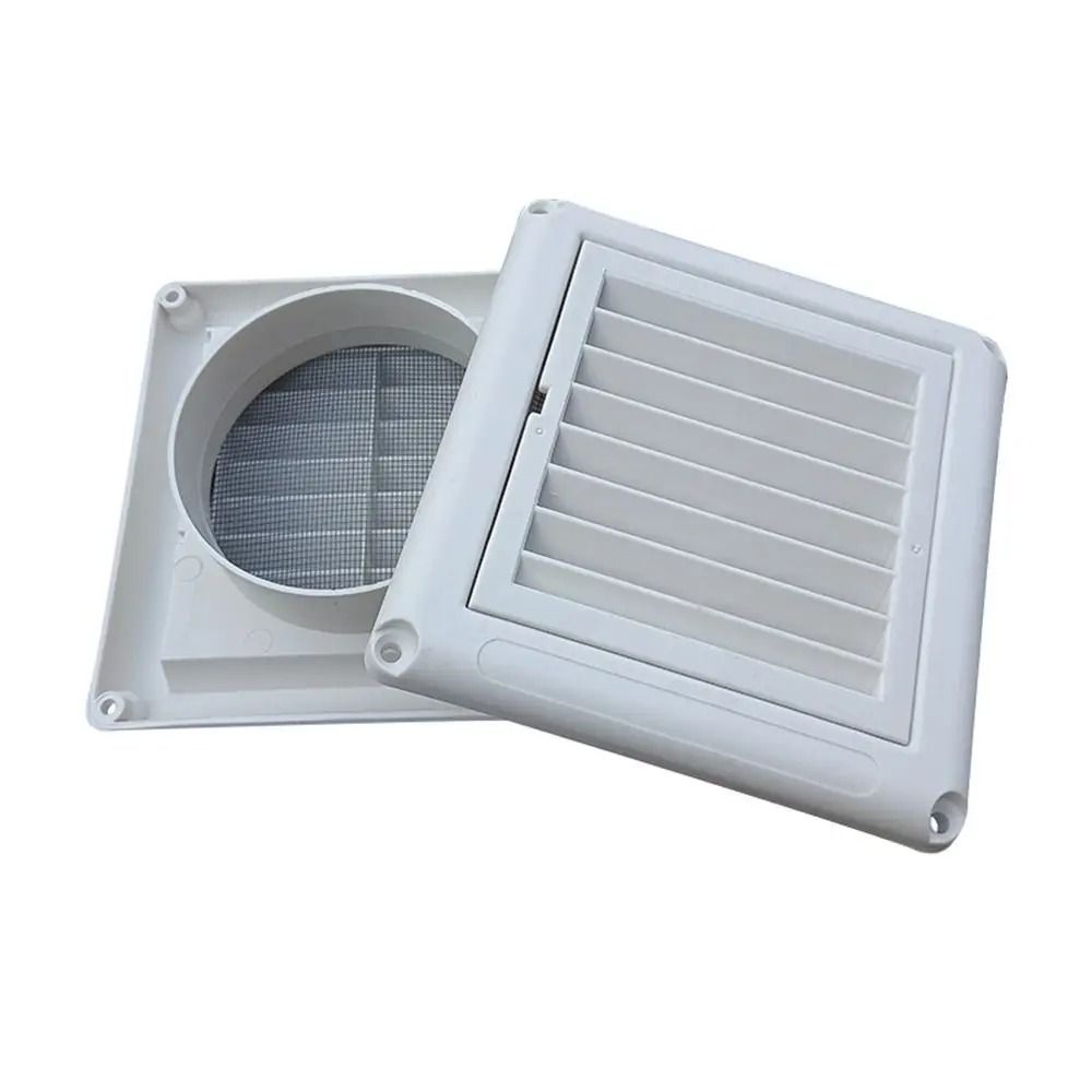 Air Vent Grille Ventilation Cover Adjustable Wall Air Vent Duct Outlet with Flaps