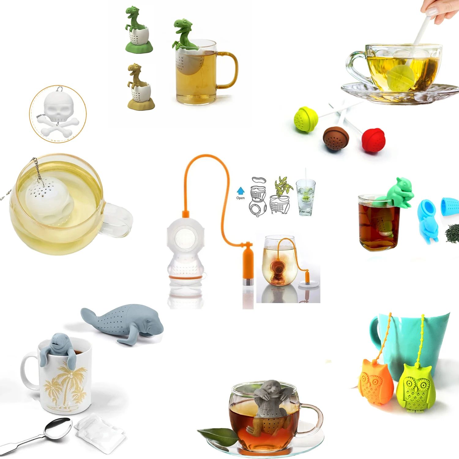 Cute Silicone Tea Infuser Strainer