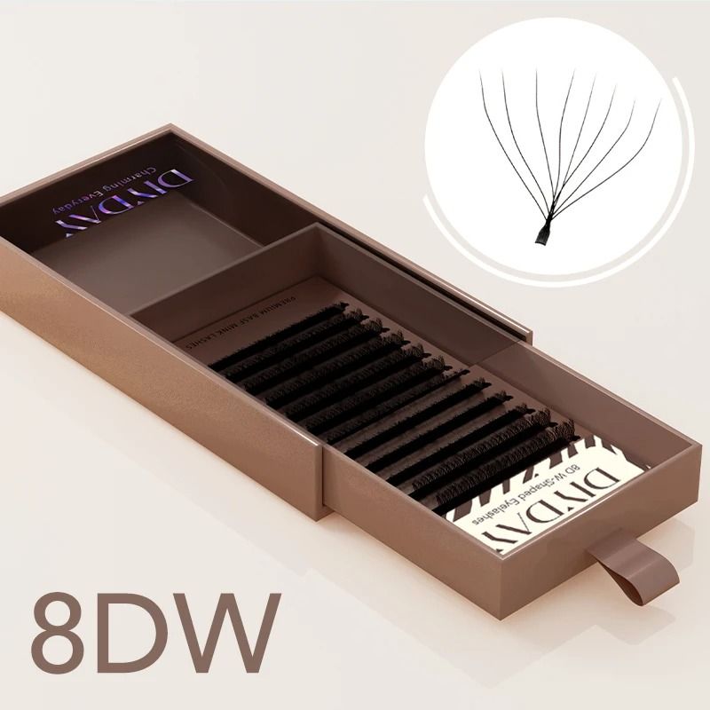 DIYDAY W Shape Eyelash Extensions Premade Fan Volume Lashes