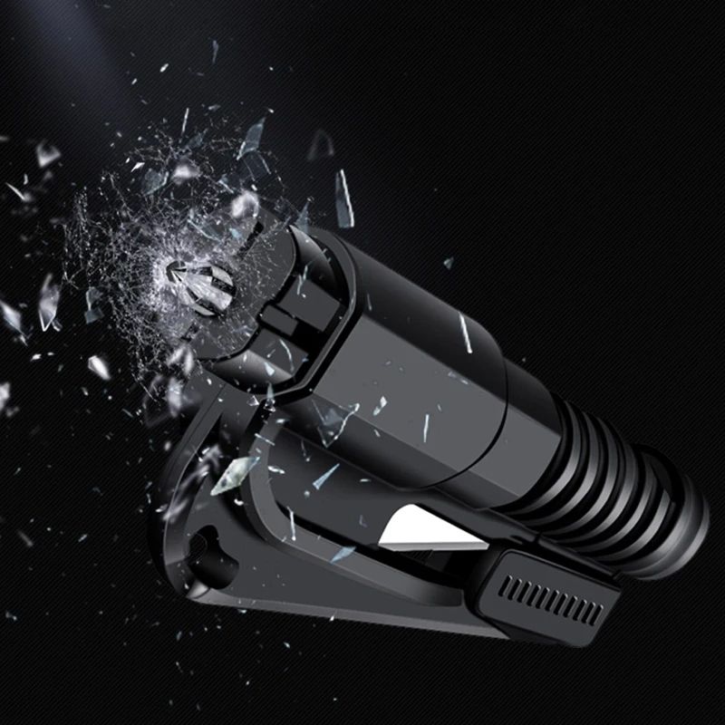 Mini Safety Hammer Keychain, Emergency Car Escape Tool, Life Saving Glass Breaker for Broken Windows