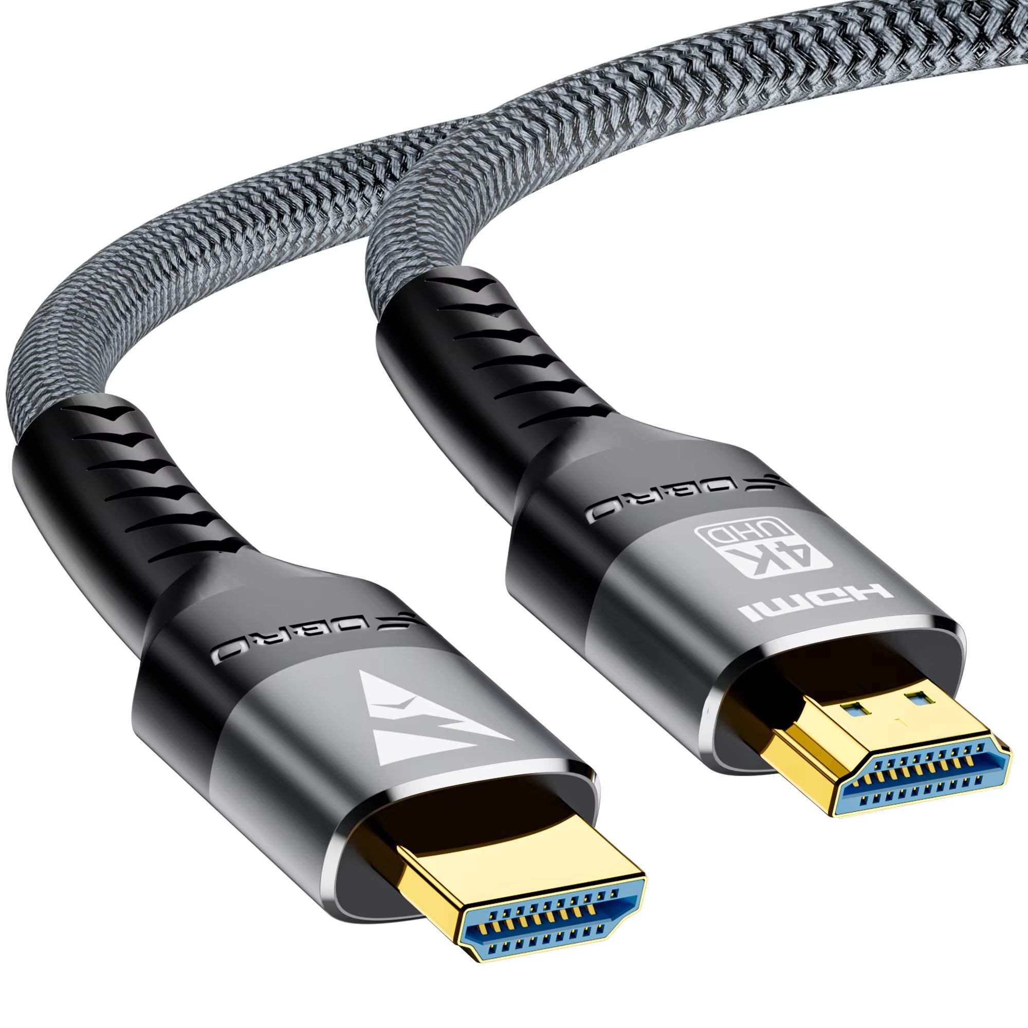 Ultra-High-Speed HDMI 2.1 Braided Cable (4K at 120Hz | 8K a60Hz) – 48 Gbps Transfer | DTS:X | HDR10 | PS5 / Laptop Ready