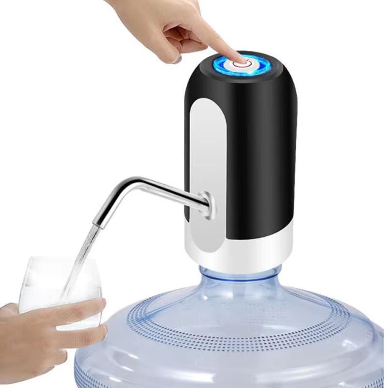 USB Rechargeable Water Bottle Pump Portable Automatic Water Dispenser for 5 Gallon Bottles