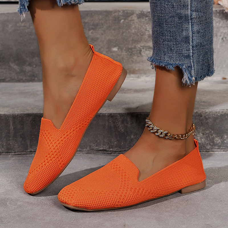 Ladies Slip On Sneakers, Womens Casual Soft Shoes, Fashion Trainers Vulcanized Sneaker Woman