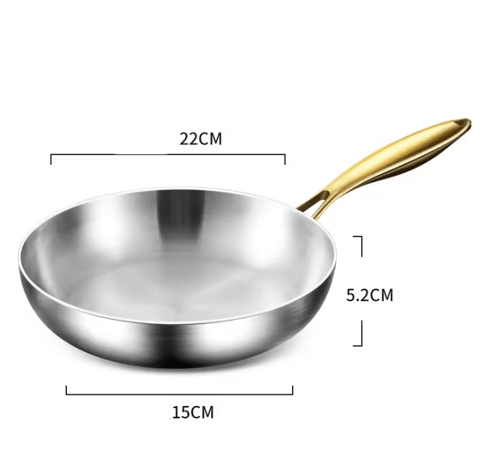 ChefSteel 316 Stainless Steel Nonstick Frying Pan