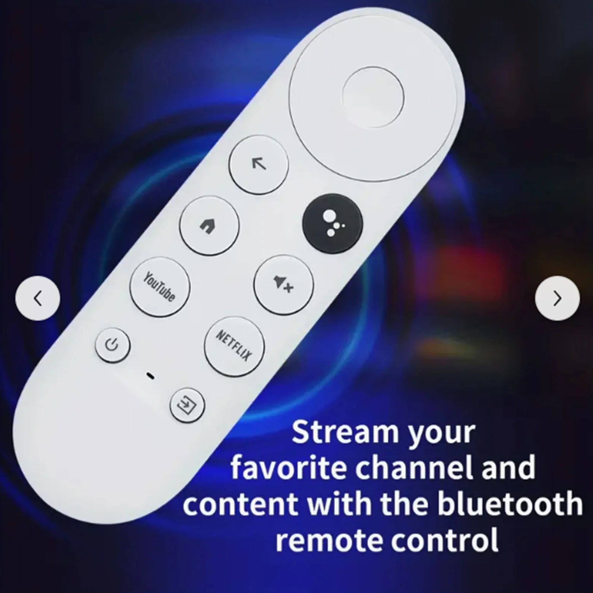 Replacement Voice Remote for Google Chromecast 4K – Seamless Control, Zero Hassle