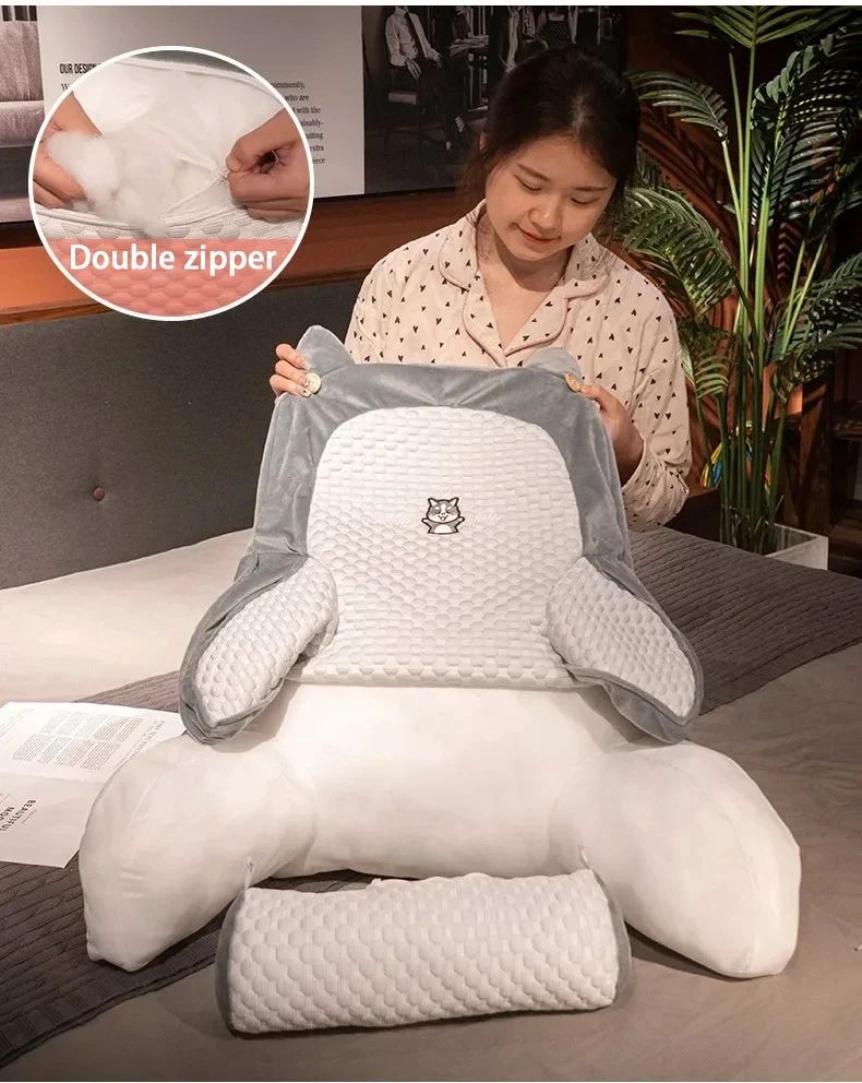 Triangular Backrest Reading Pillow Cushion