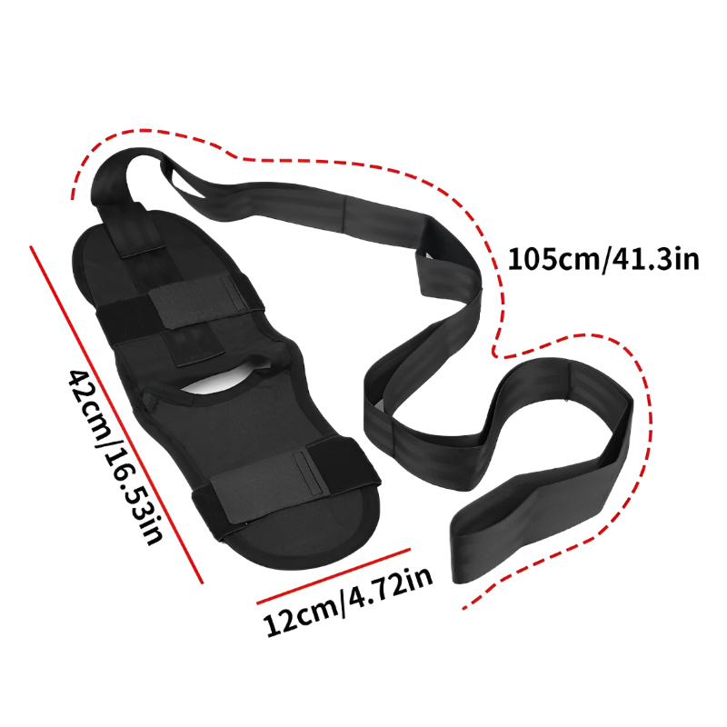 Muscle Relaxation Yoga, Fitness Band Leg Stretcher, Flexibility Strap, Open Back, Plantar Fasciitis Rehabilitation