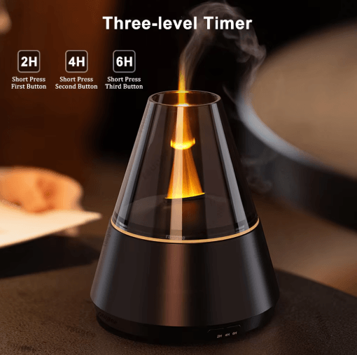MistGlow USB Mini Air Humidifier and Aroma Essential Oil Diffuser with Night Light