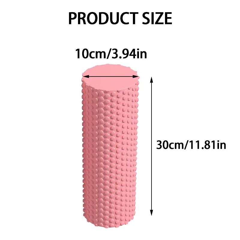 EVA HexGlow Foam Roller – Compact Muscle Relief for Yoga & Pilates