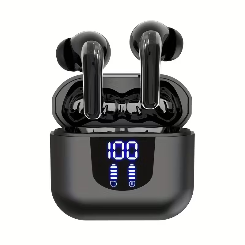 Wireless Earphones with Heavy Bass Noise Reduction and Ultra Long Battery Life for Calls and Gaming Mode
