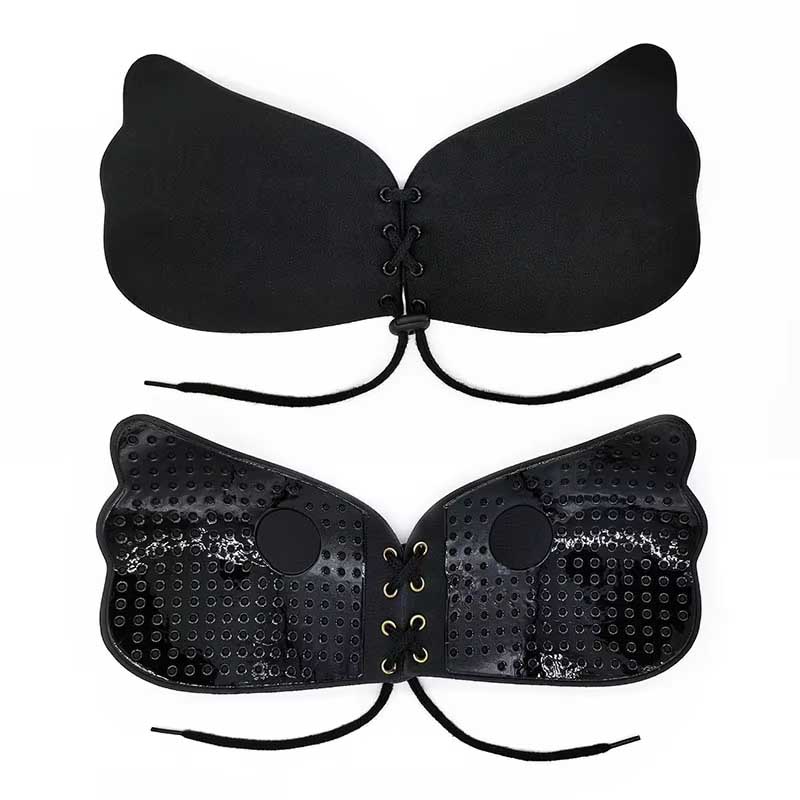 Pull Rope Gathered Breast Patch, Invisible Bra With Anti Protruding Point, Wedding Dress Underwear