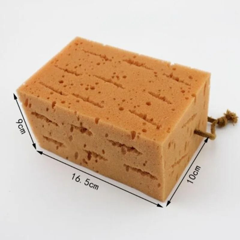 Large Cross Cut Car Wash Sponge Soft Foam Grid Cleaning Tool