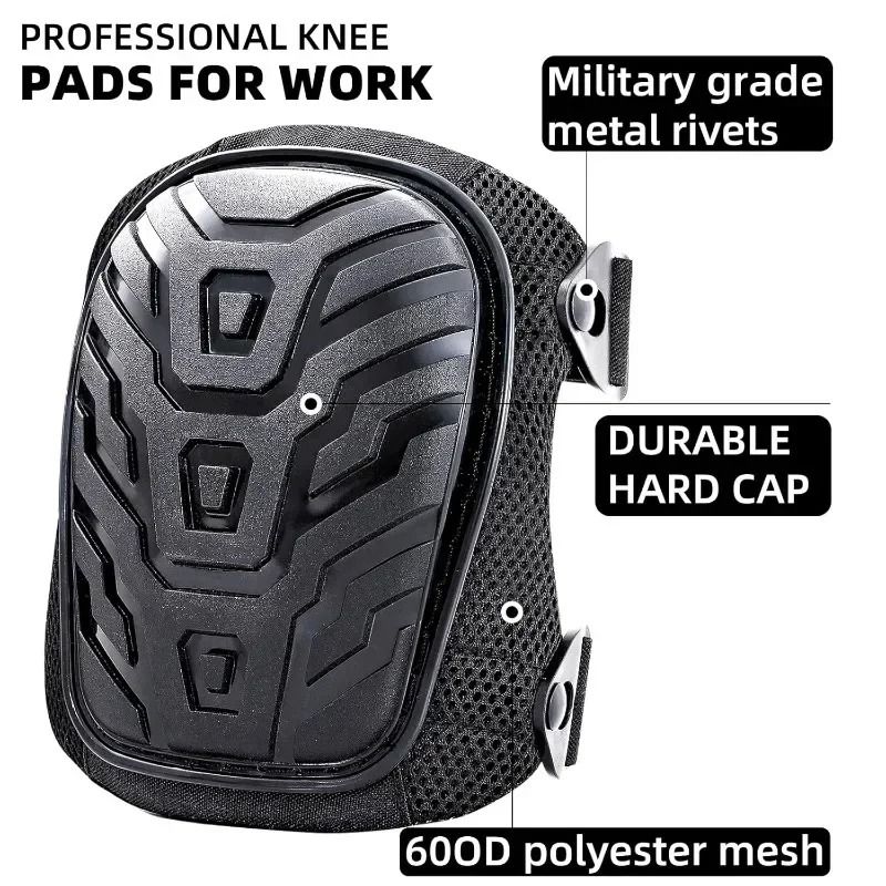 Professional Gel Work Knee Brace with Dual Adjustable Straps for Men and Women