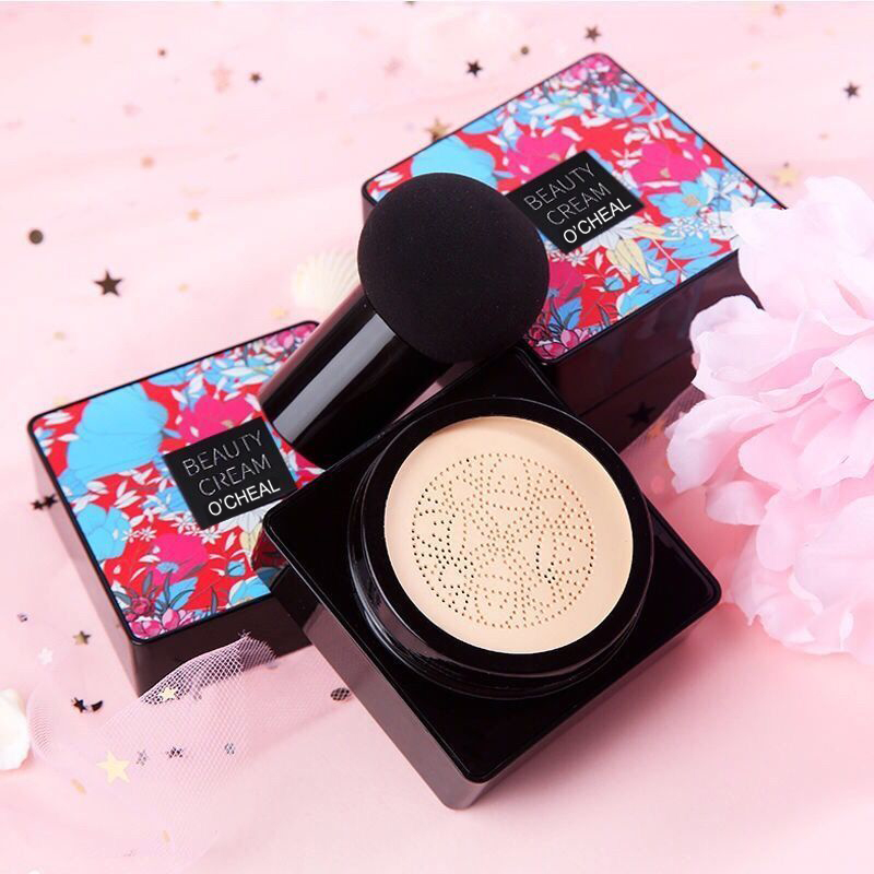 OCHEAL Mushroom Head BB Cream Foundation - Face Makeup Concealer & Cushion Compact