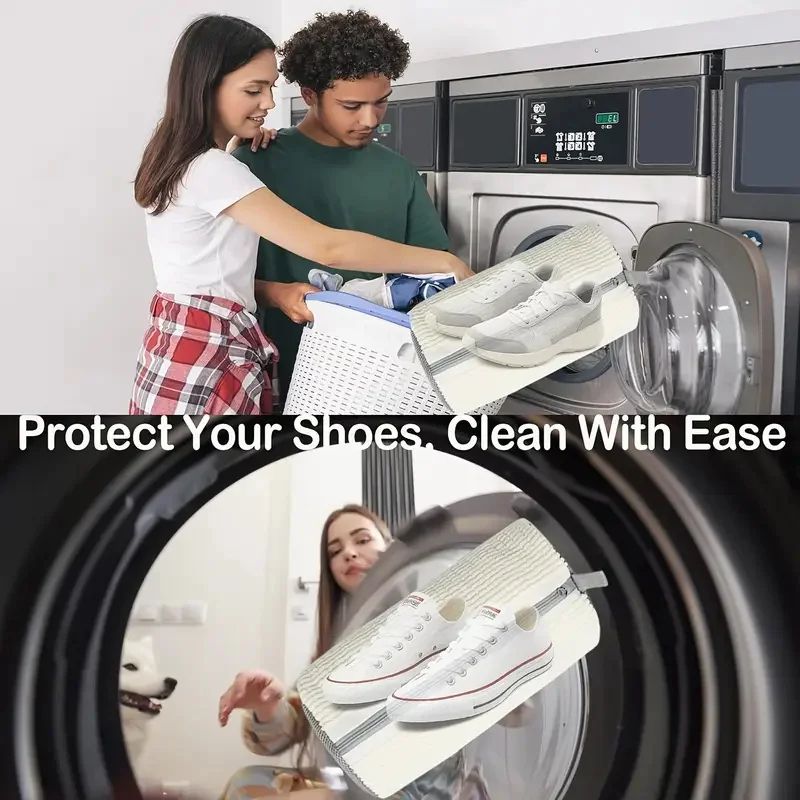 Reusable Shoe Washing Machine Laundry Bag