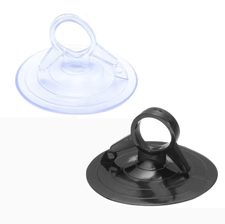 ClearGrip 45mm PVC Suction Cup Hooks Reusable Rubber Sucker Set