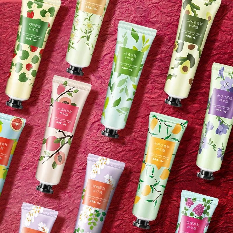 Fruity Flowery Moisturizing Hand Cream Set 10 Piece Nourishing Repair Care