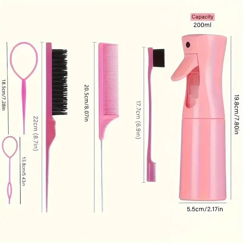 Professional 6-Piece Hair Styling and Braiding Set