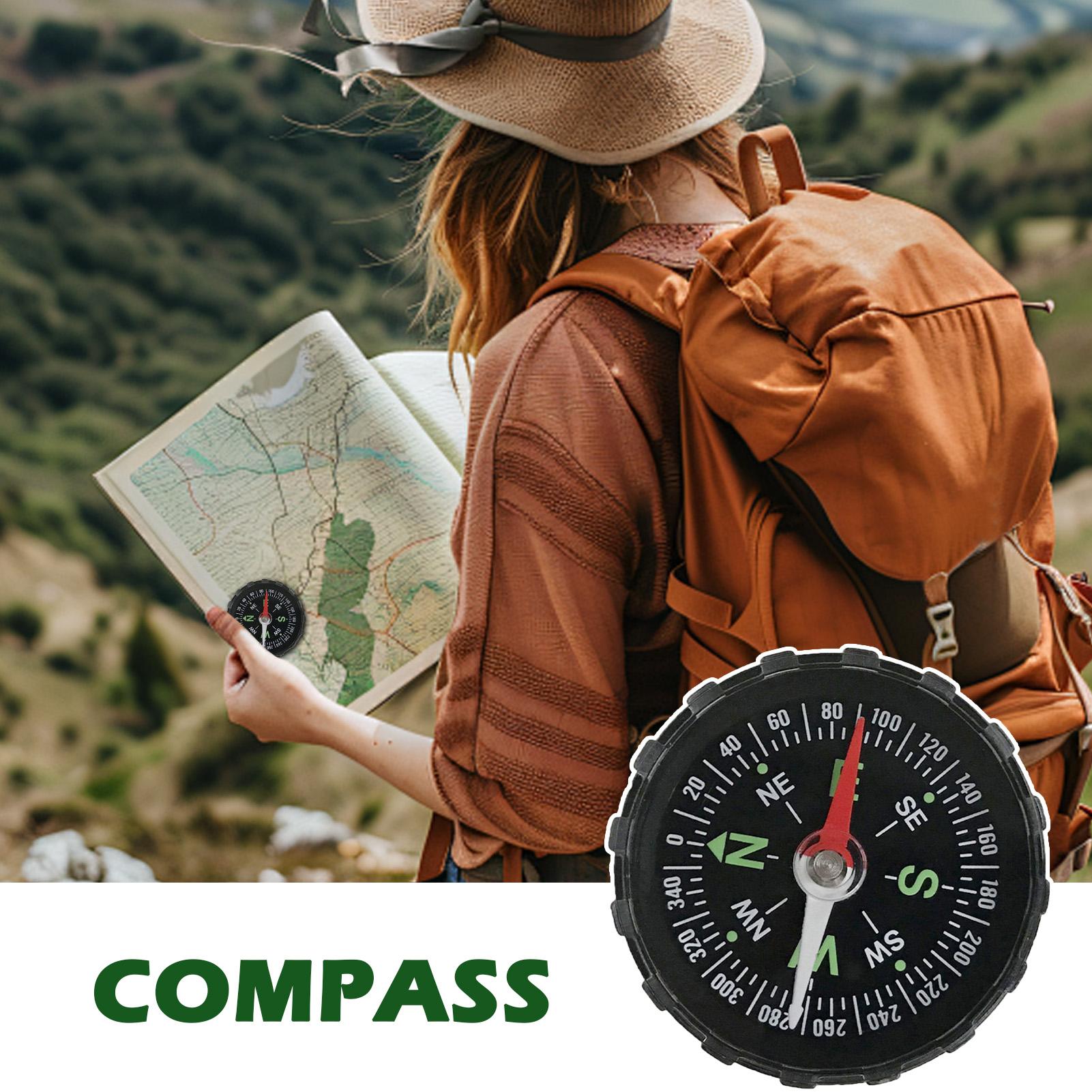 Waterproof Hiking Compass with Multifunctional Sighting for Survival, Orienteering & Mountaineering