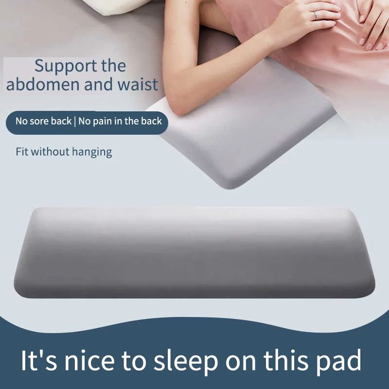 Lumbar Support Pillow for Lower Back Pain Relief, Memory Foam Back Support Cushion for Sleeping Comfort and In Bed Waist