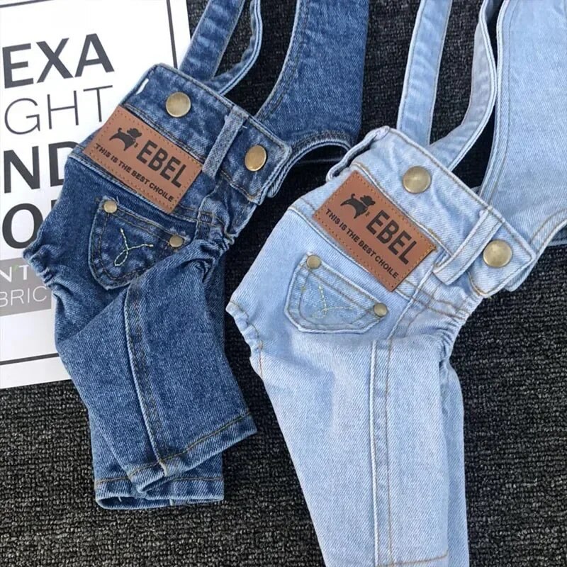 Denim Dog Clothes for Small to Medium Pets