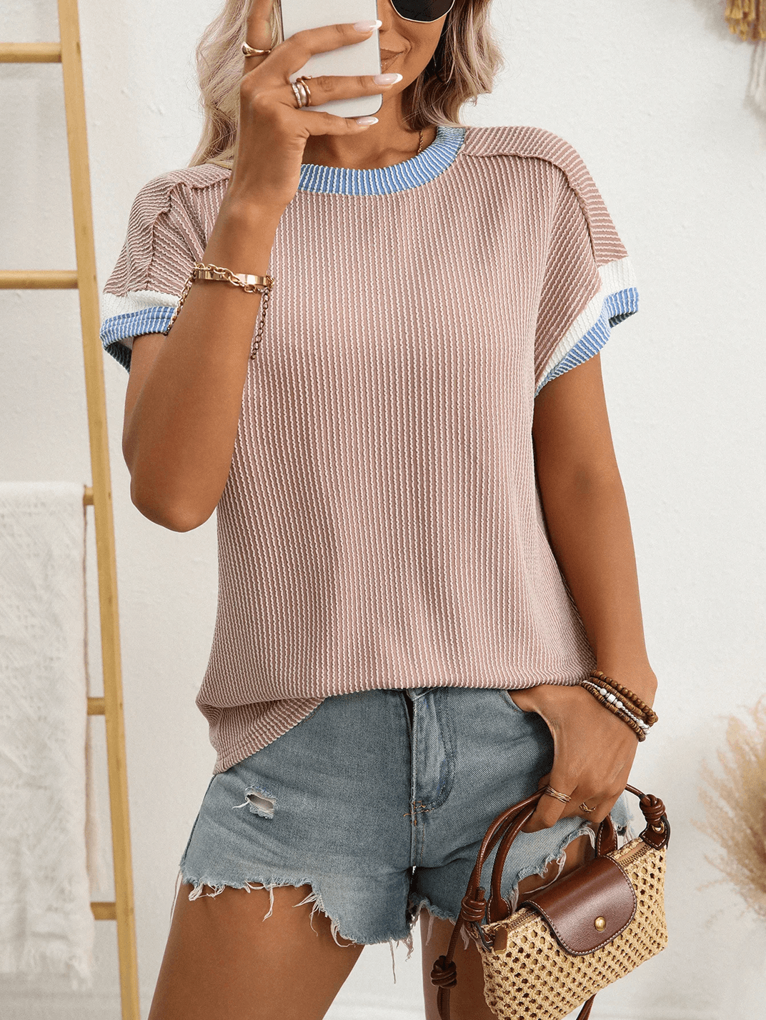 SummerEase Loose Vintage Blouse