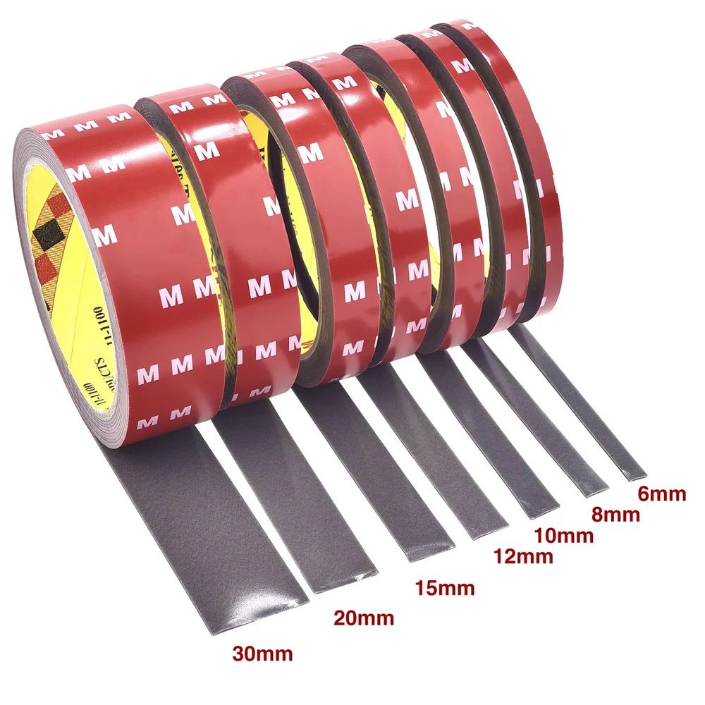 Strong Double Sided Adhesive Tape High Viscosity Automotive Mounting Tape, High Temp Resistant Acrylic Foam Sticky Strip