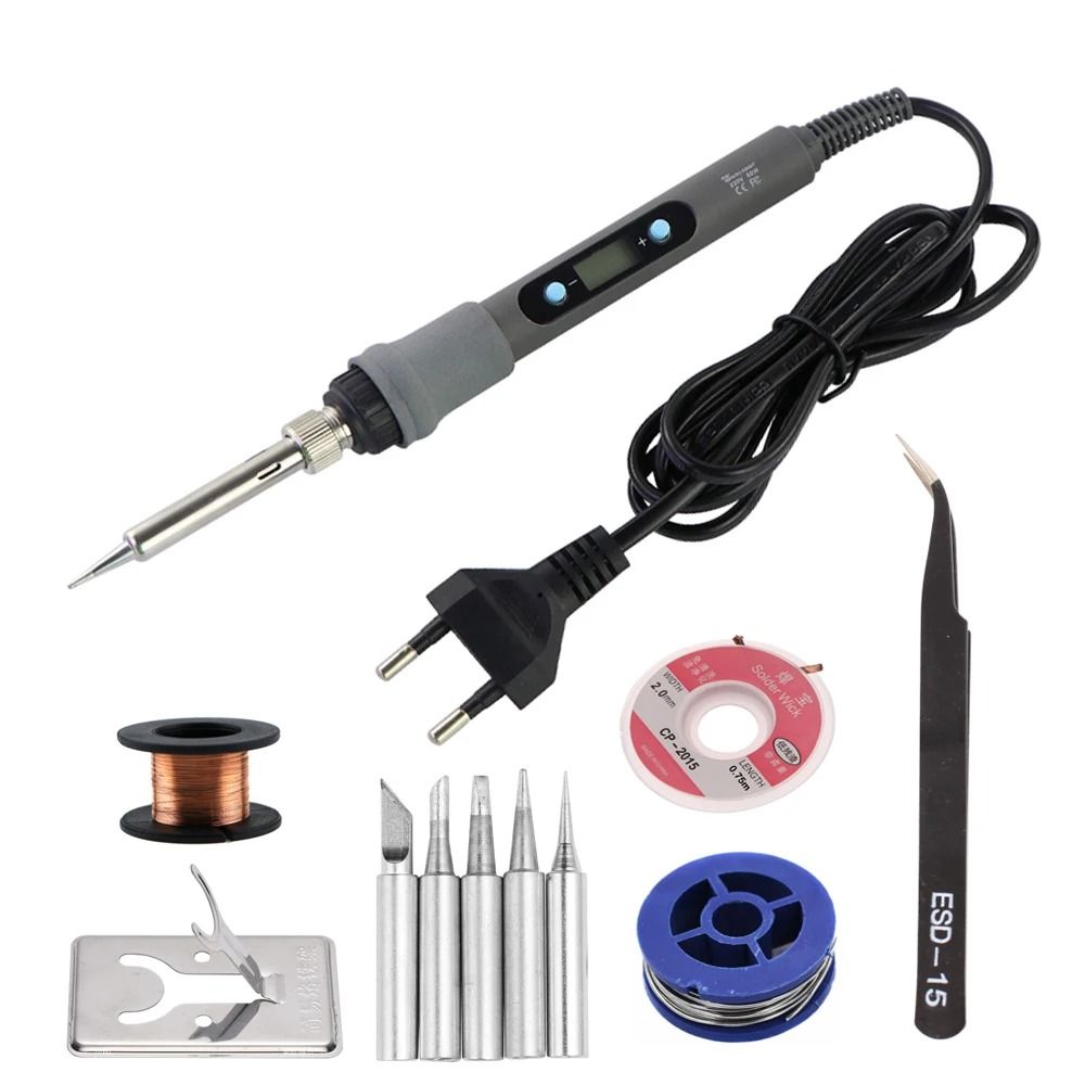 Digital Display Adjustable Soldering Iron 60W 80W 110W Kit