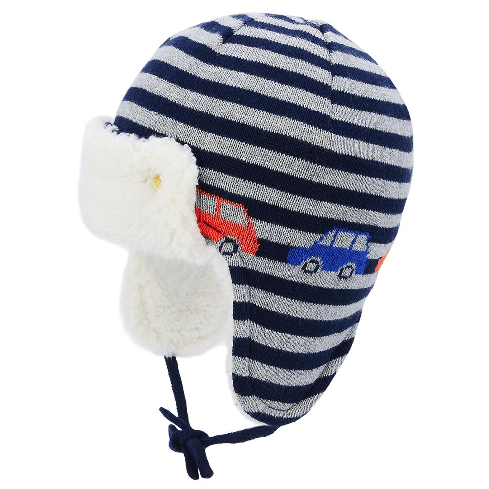 Infant & Toddler Winter Warm Cartoon Animal Baby Hats, Boys Girls Soft Earflap Beanies Pilot Caps