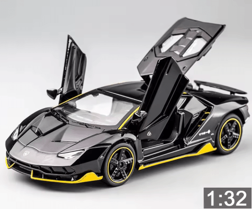 1 32 Lamborghini LP770 Diecast Model Car Alloy Pull Back Toy with Lights Music