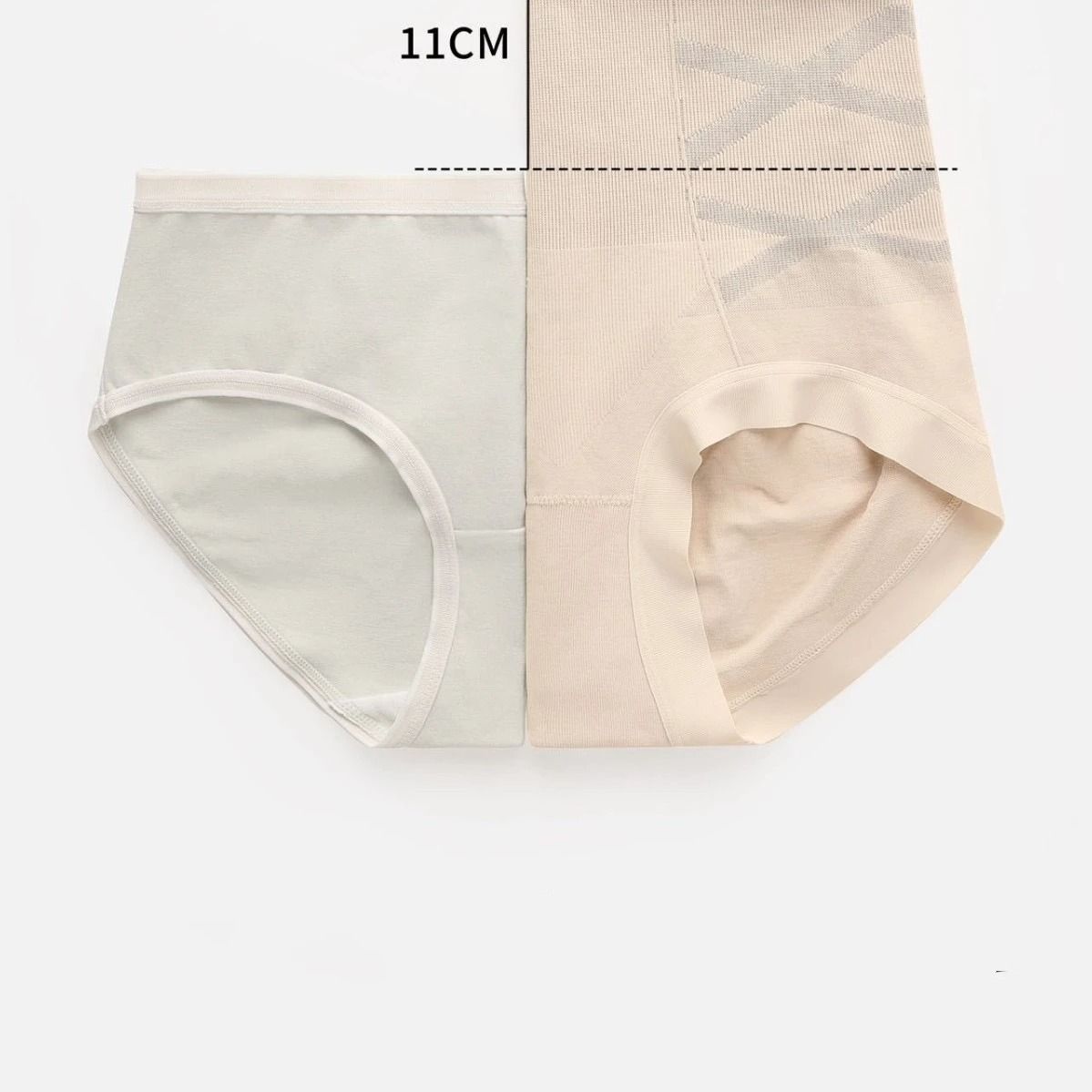 Womens High Waist Shaping Panties Seamless Breathable Slimming Underwear Three Piece Set
