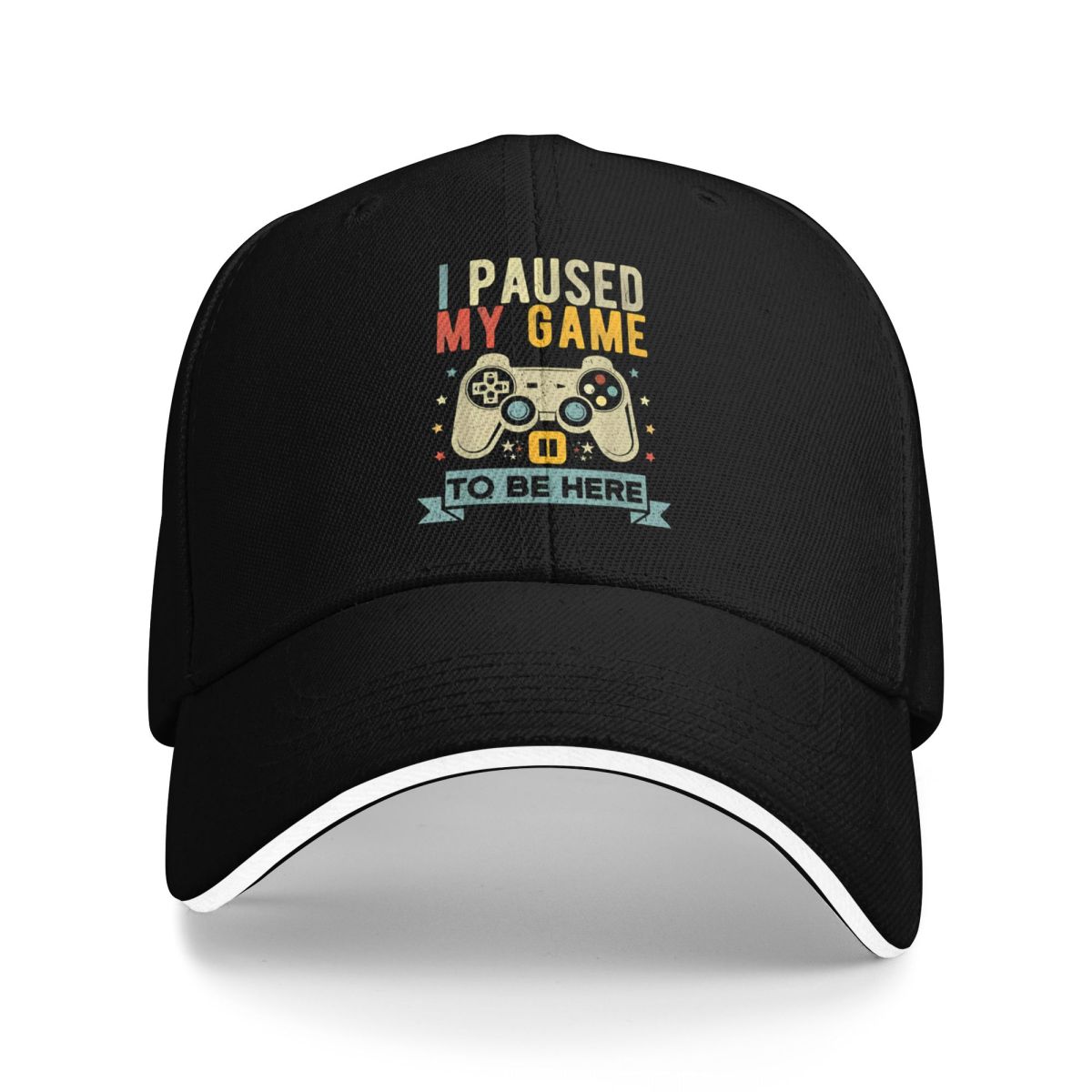 I Paused My Game To Be Here 1 Hat, Men's Baseball Cap Summer Hat Sports Caps, Lightweight Stylish Outdoor Hat