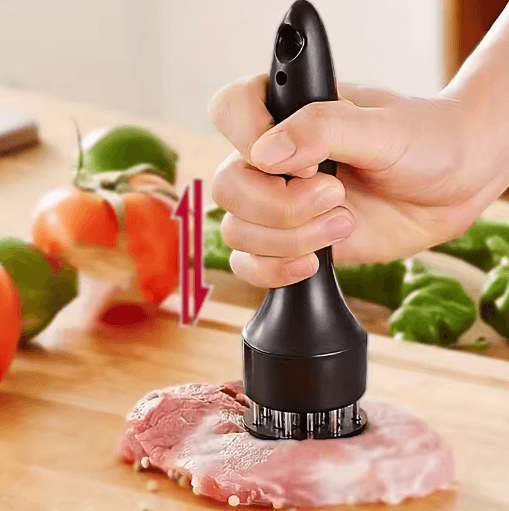 Stainless Steel Meat Tenderizer Needle Steak Tenderizer and Manual Meat Hammer Tool
