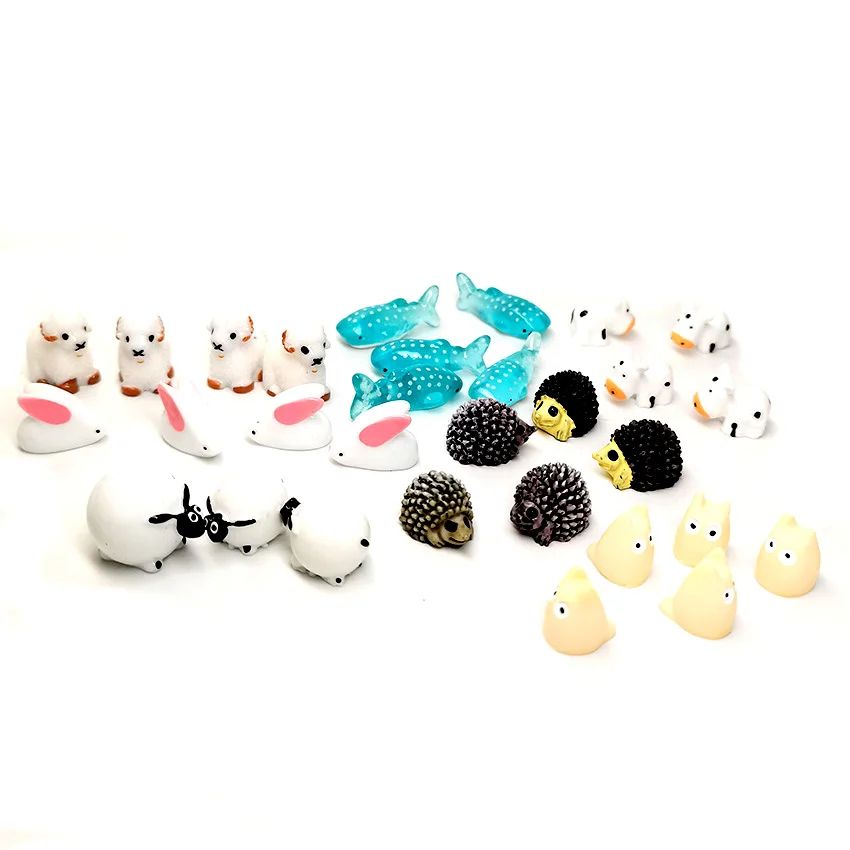 Mini Animal Fairy Garden Figurines Set