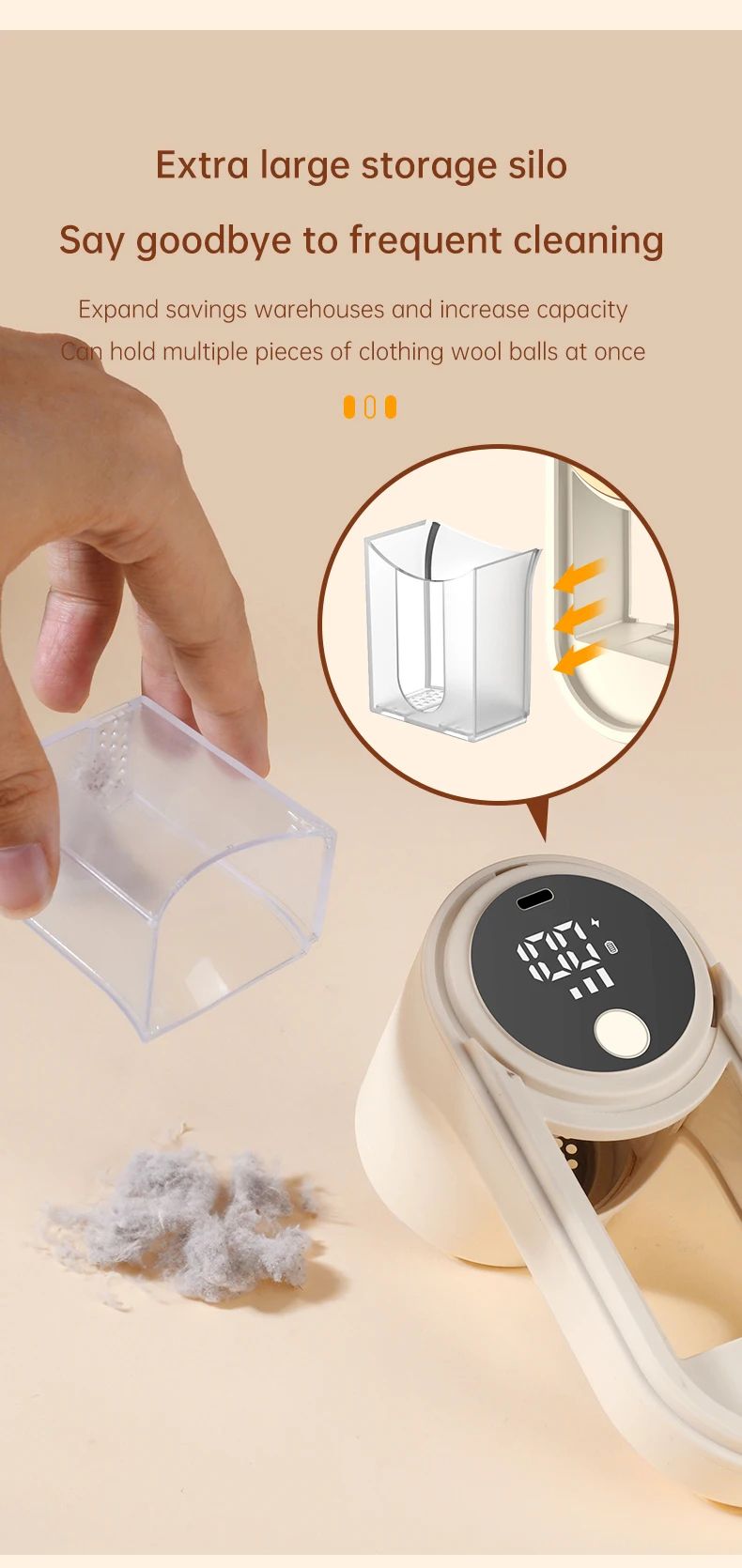 Rechargeable Fabric Shaver Lint Remover