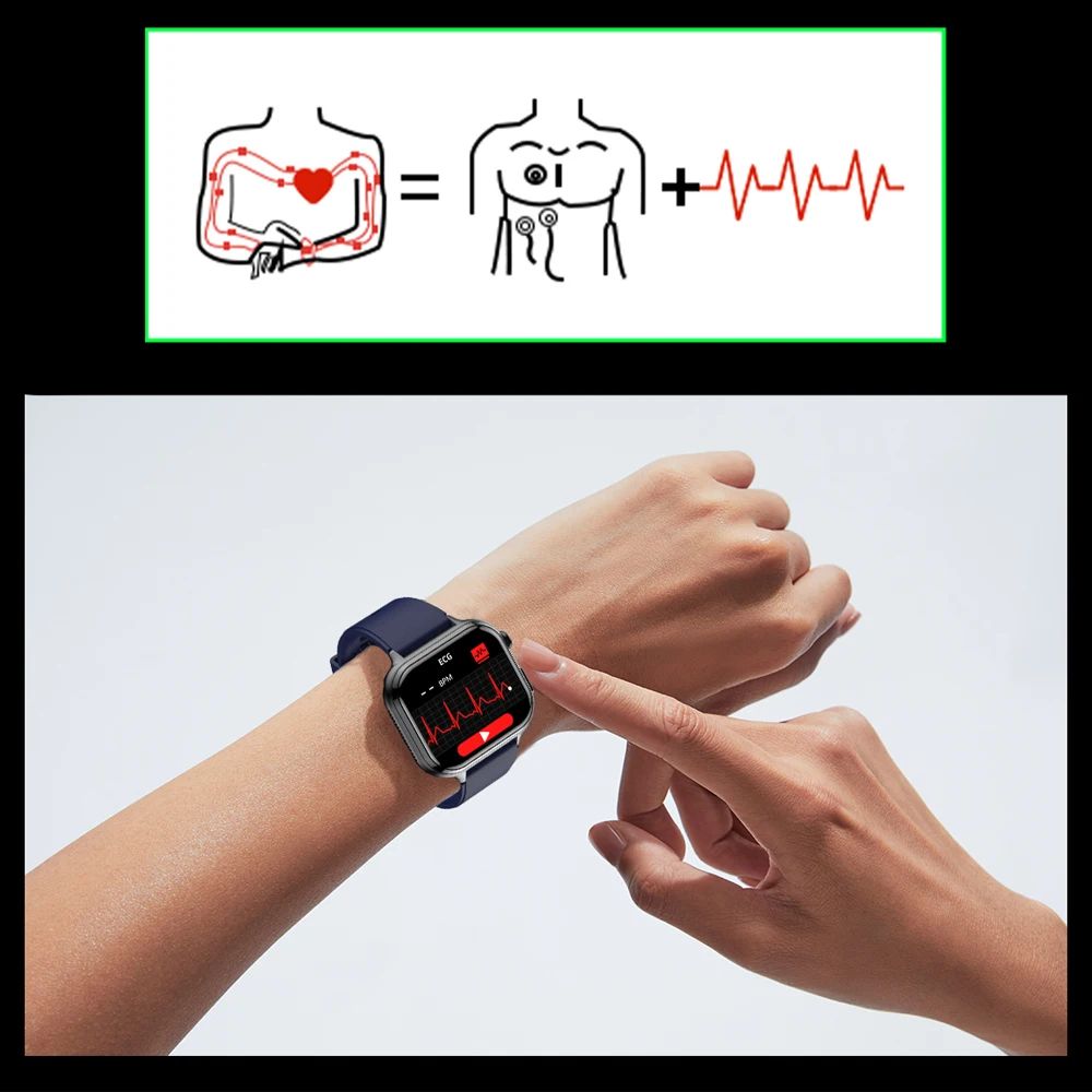 VALDUS VE31 Pro ECG Bluetooth Calling Smartwatch