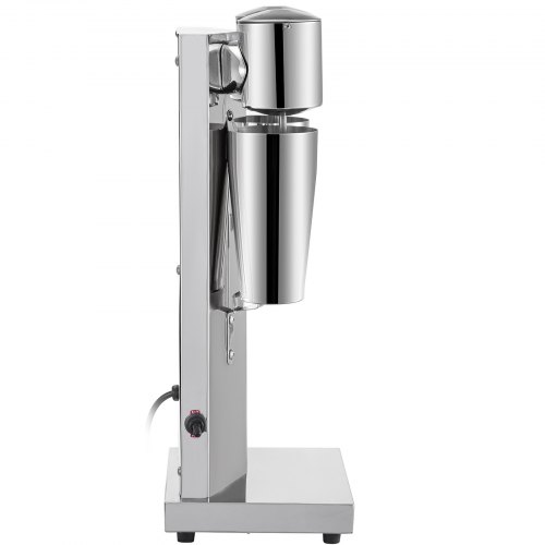 180W Stainless Steel Electric Milkshake Maker, Double Head Commercial Shake Machine with 800ml Cup