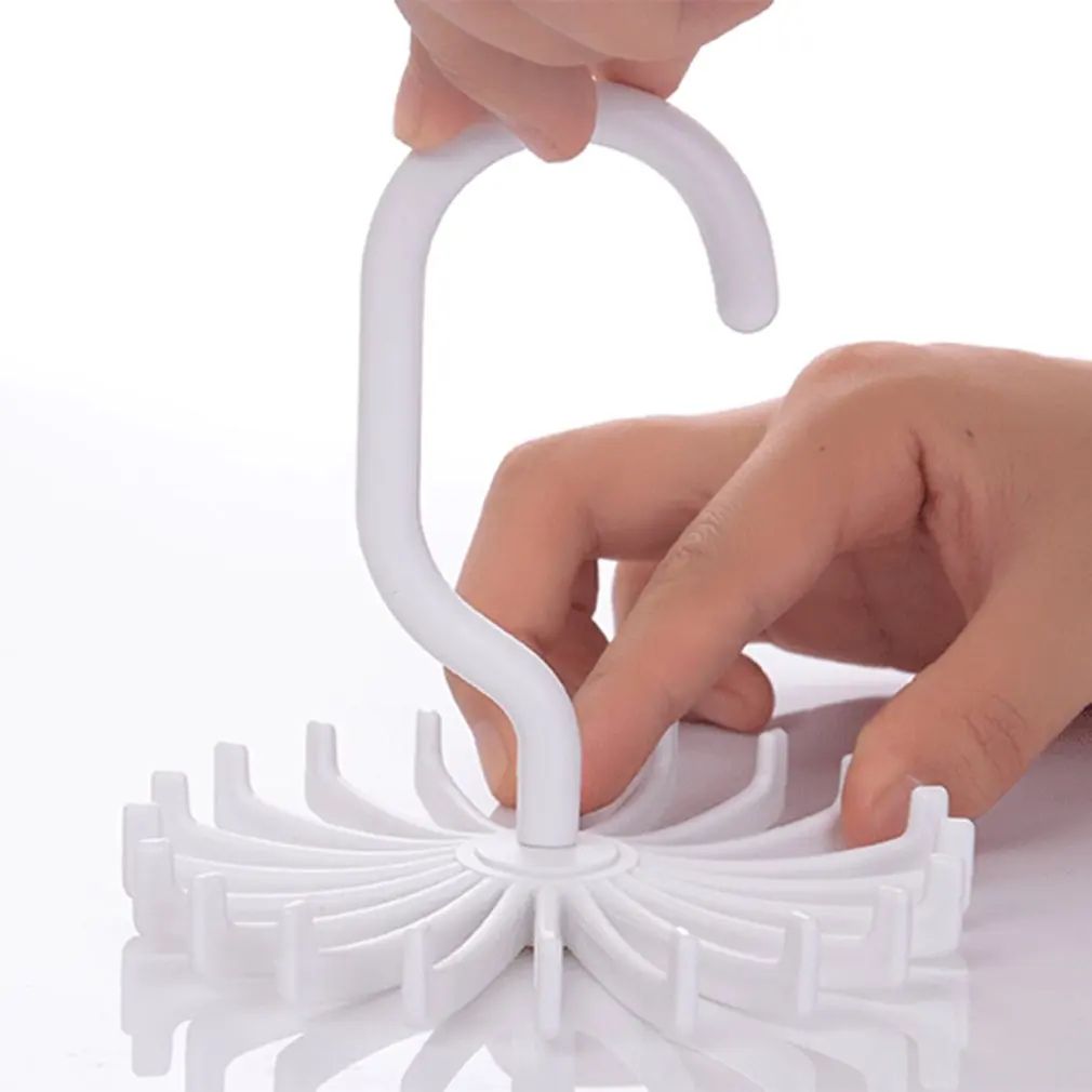 360 Degree Rotating Scarf and Tie Hanger Rack