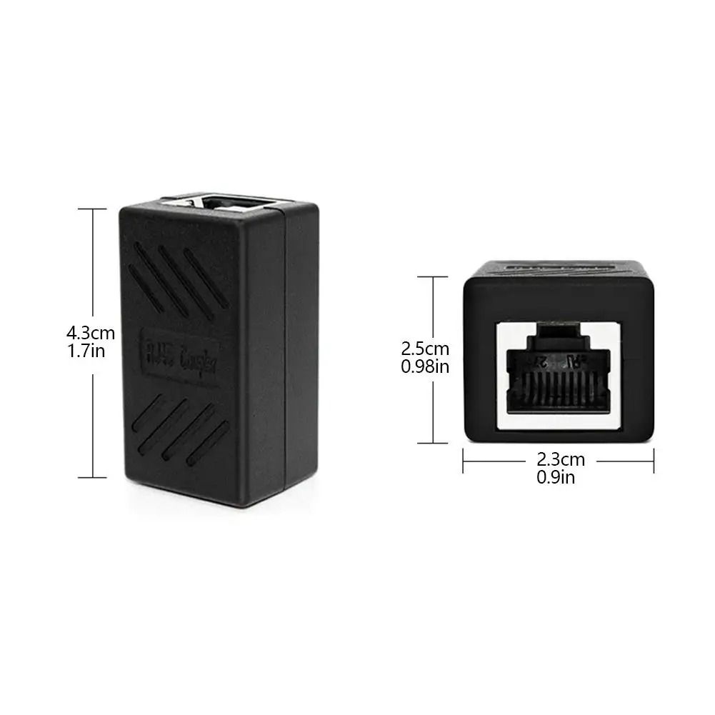 RJ45 Ethernet Coupler Cat6 Cat5e Female to Female LAN Cable Extender