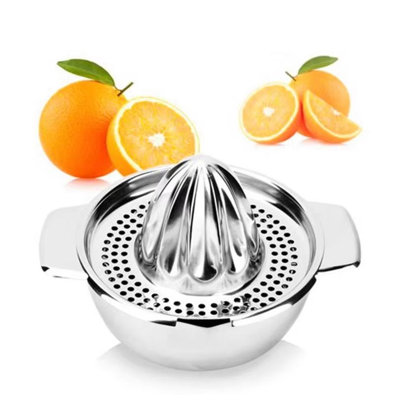 Premium Manual Citrus Juicer – Stainless Steel Lemon and Orange Squeezer