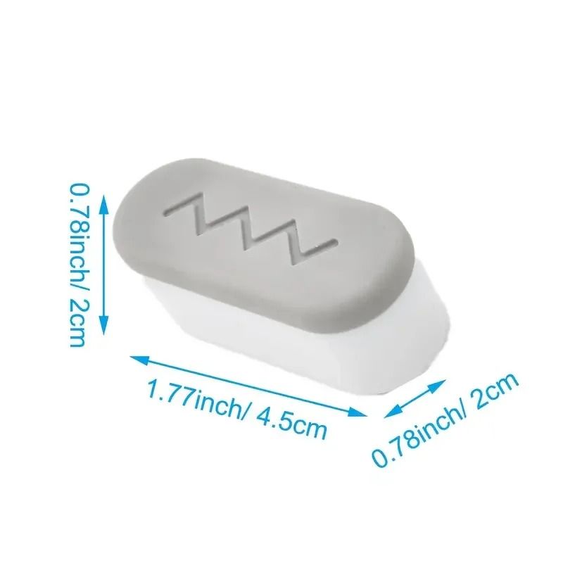 Toilet Seat Bumper Pads with Strong Adhesive 4 Piece Set