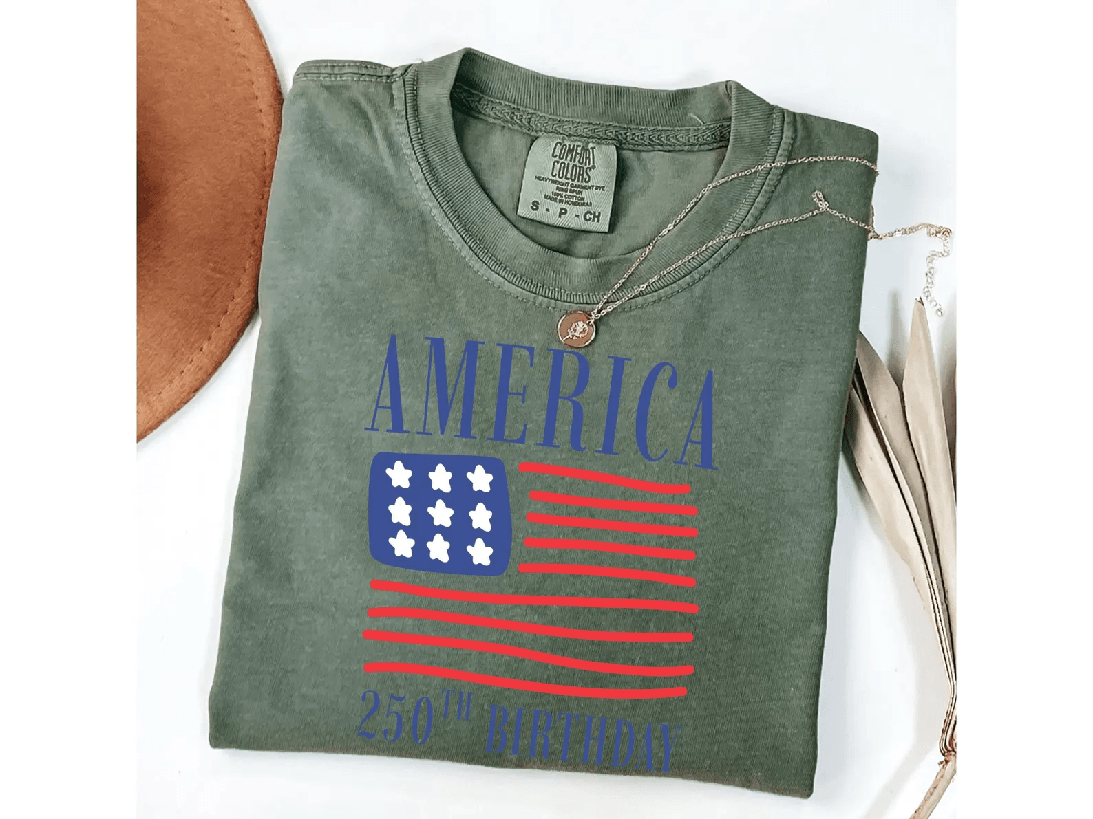 Veteran Fourth of July Shirt Retro USA Flag 4th of July Shirt 250th Anniversary Patriotic Tee