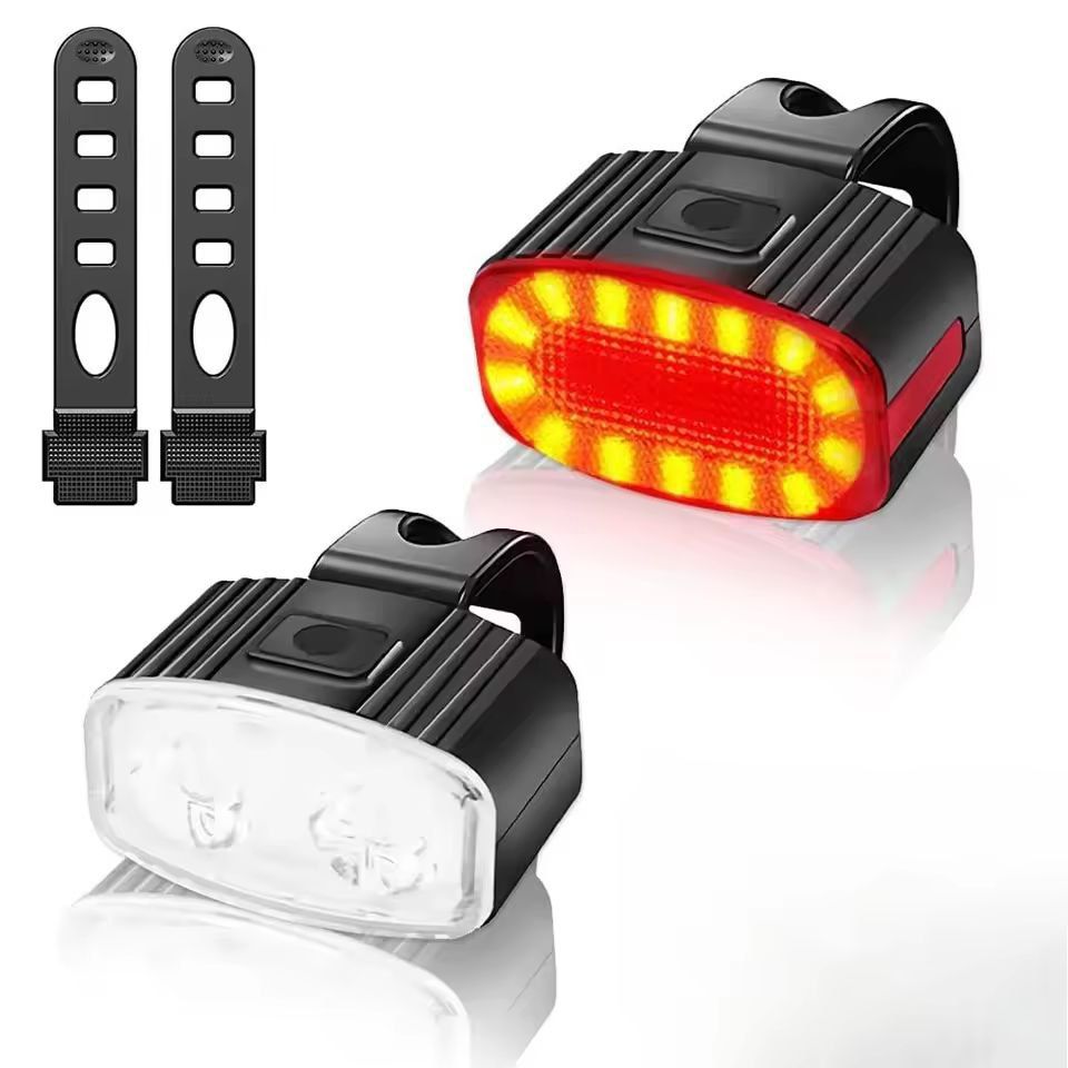 All-Round CycleGuard USB-C Rechargeable Front & Rear Bike Light Set