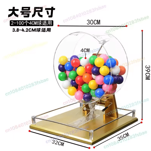 Manual lucky lottery machine lottery table tennis number selection activity