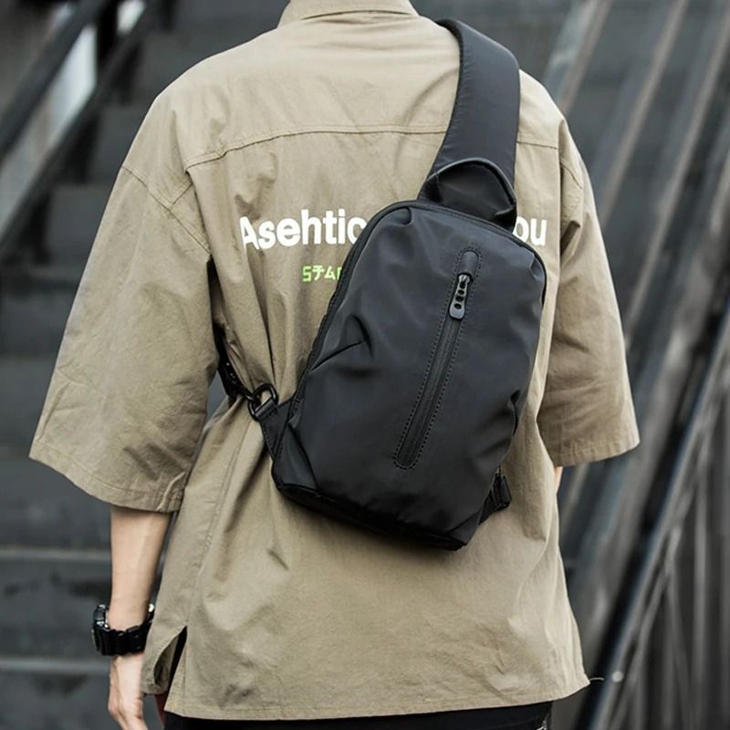Waterproof Nylon Crossbody Sling Bag