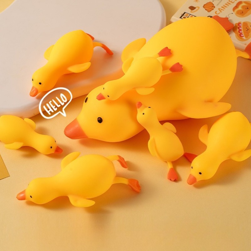 Duck Fidget Toy Cute Goose Animal Stretch Decompression Toy for Kids and Adults