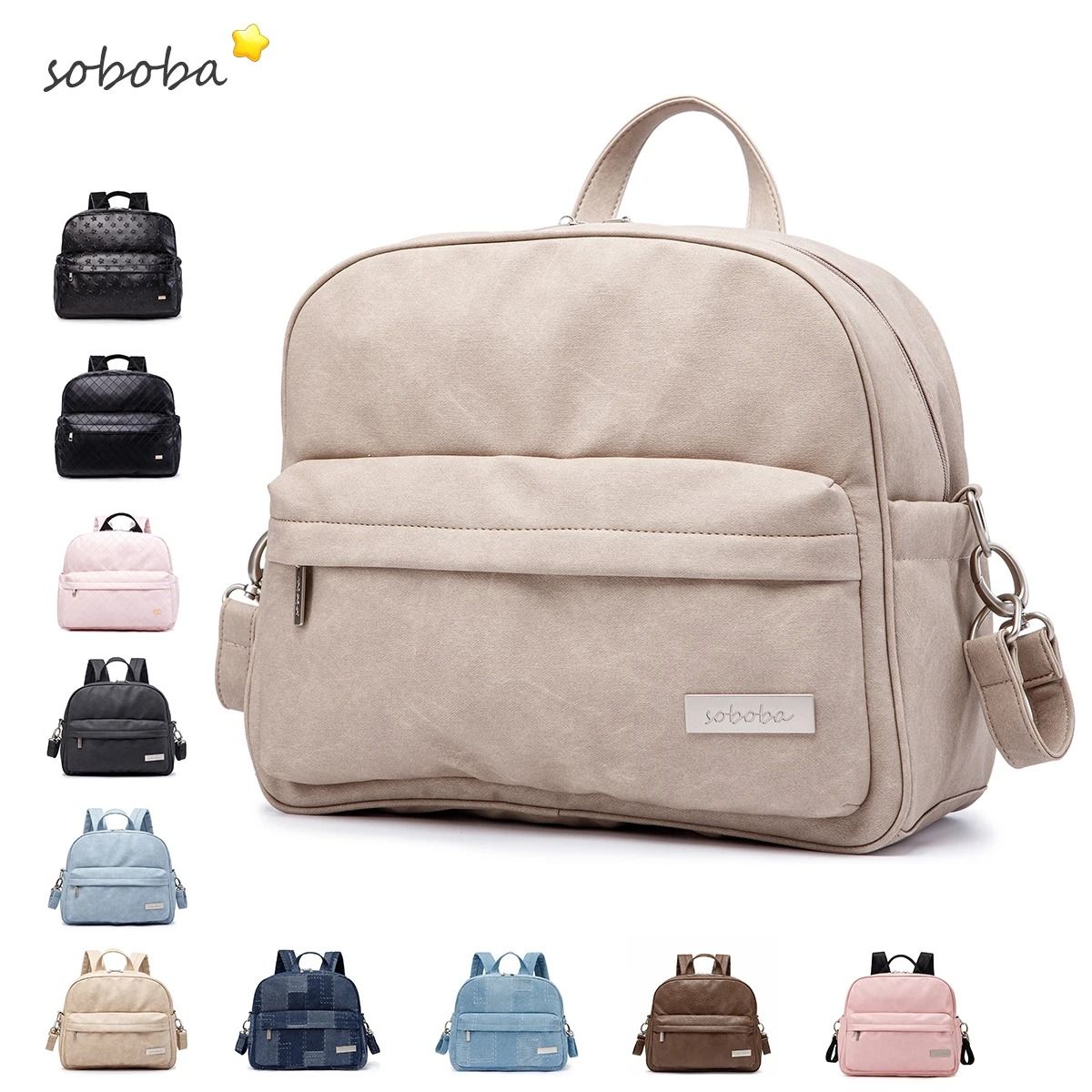 Fashion Lightweight Waterproof Mommy Diaper Backpack