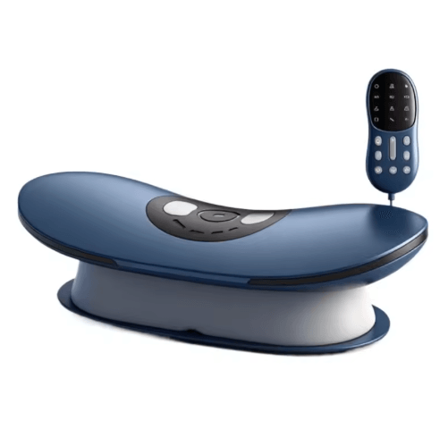 Electric Lumbar Traction Massager with Heat & Adjustable Intensity
