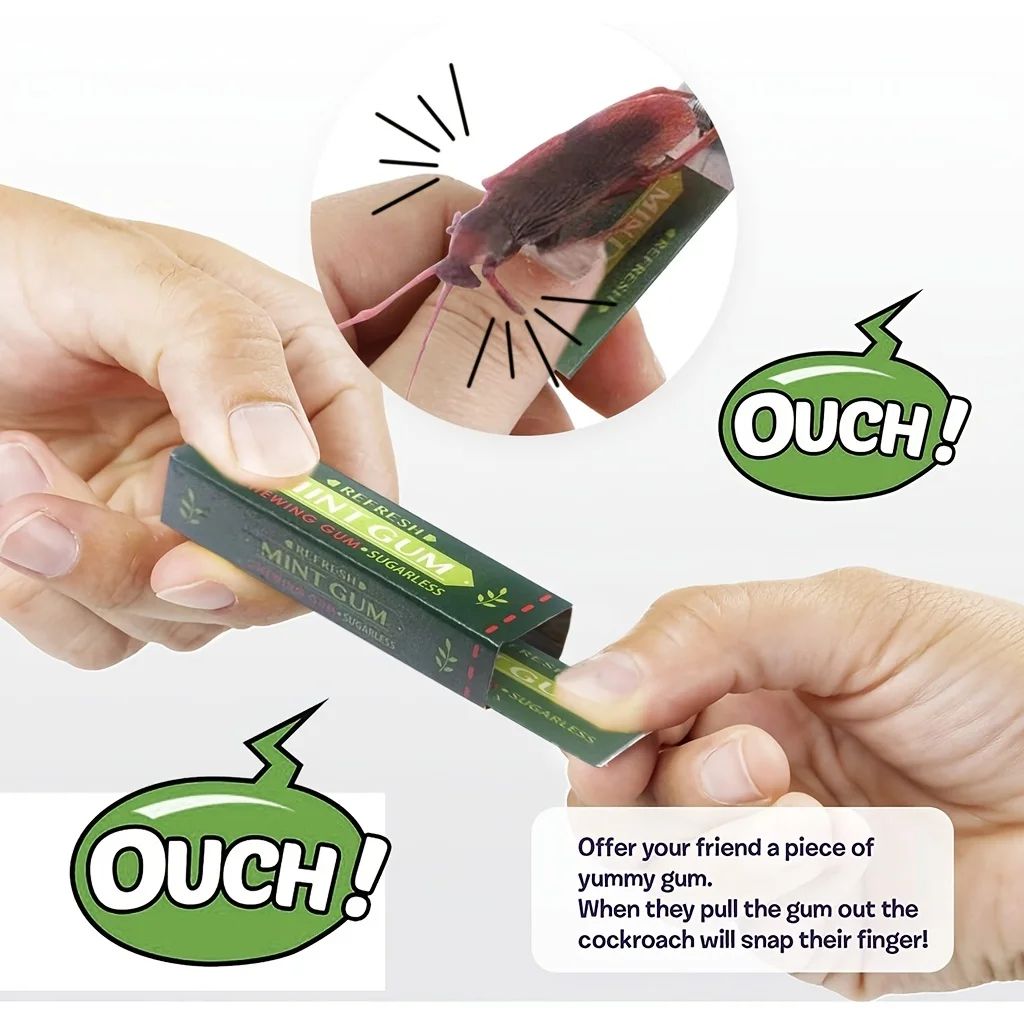 Cockroach Prank Chewing Gum Toy