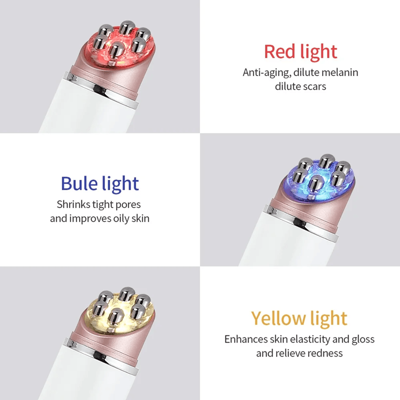 Multifunction LED Photon EMS Facial Massager Anti Wrinkle Spa Device